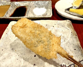 Dinner at kushikatsu daibon (串かつ だいぼん)