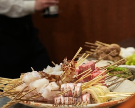 Dinner at kushikatsu daibon (串かつ だいぼん)