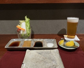 Dinner at kushikatsu daibon (串かつ だいぼん)