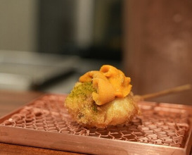 Dinner at kushikatsu daibon (串かつ だいぼん)