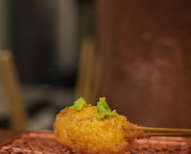 Dinner at kushikatsu daibon (串かつ だいぼん)