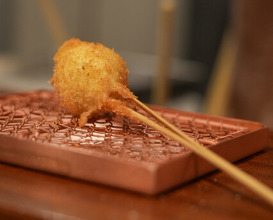 Dinner at kushikatsu daibon (串かつ だいぼん)