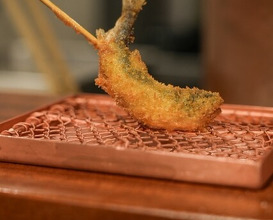 Dinner at kushikatsu daibon (串かつ だいぼん)
