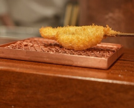 Dinner at kushikatsu daibon (串かつ だいぼん)