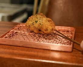 Dinner at kushikatsu daibon (串かつ だいぼん)