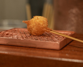Dinner at kushikatsu daibon (串かつ だいぼん)