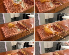 Dinner at kushikatsu daibon (串かつ だいぼん)