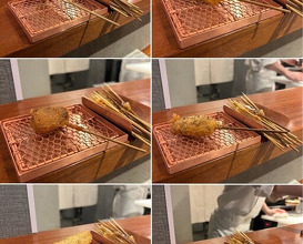 Dinner at kushikatsu daibon (串かつ だいぼん)