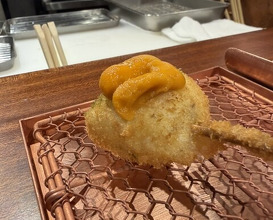 Dinner at kushikatsu daibon (串かつ だいぼん)