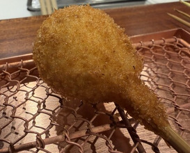 Dinner at kushikatsu daibon (串かつ だいぼん)