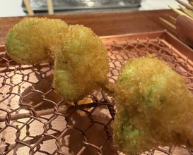 Dinner at kushikatsu daibon (串かつ だいぼん)