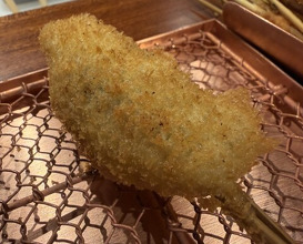 Dinner at kushikatsu daibon (串かつ だいぼん)