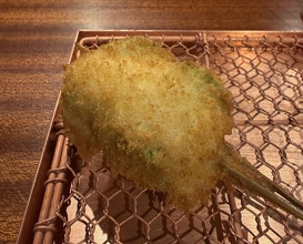 Dinner at kushikatsu daibon (串かつ だいぼん)