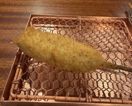 Dinner at kushikatsu daibon (串かつ だいぼん)