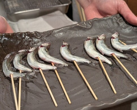 Dinner at kushikatsu daibon (串かつ だいぼん)