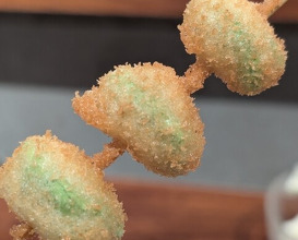 Dinner at kushikatsu daibon (串かつ だいぼん)