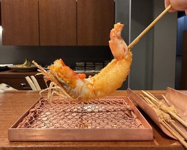 Dinner at kushikatsu daibon (串かつ だいぼん)
