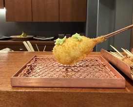 Dinner at kushikatsu daibon (串かつ だいぼん)