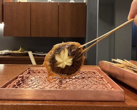 Dinner at kushikatsu daibon (串かつ だいぼん)