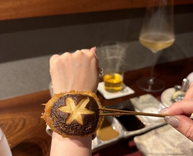 Dinner at kushikatsu daibon (串かつ だいぼん)