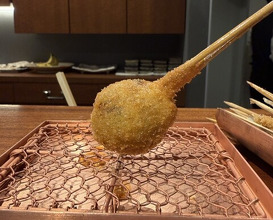 Dinner at kushikatsu daibon (串かつ だいぼん)