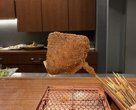 Dinner at kushikatsu daibon (串かつ だいぼん)