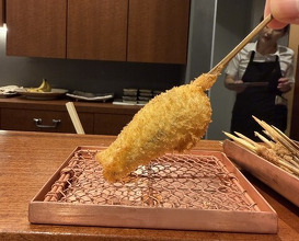 Dinner at kushikatsu daibon (串かつ だいぼん)