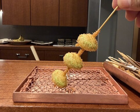 Dinner at kushikatsu daibon (串かつ だいぼん)