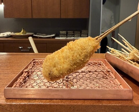 Dinner at kushikatsu daibon (串かつ だいぼん)