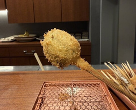 Dinner at kushikatsu daibon (串かつ だいぼん)