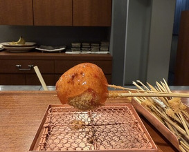 Dinner at kushikatsu daibon (串かつ だいぼん)