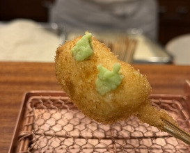 Dinner at kushikatsu daibon (串かつ だいぼん)