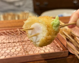 Dinner at kushikatsu daibon (串かつ だいぼん)