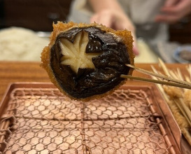 Dinner at kushikatsu daibon (串かつ だいぼん)
