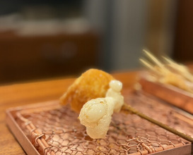 Dinner at kushikatsu daibon (串かつ だいぼん)