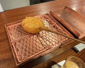 Dinner at kushikatsu daibon (串かつ だいぼん)