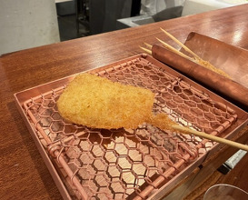 Dinner at kushikatsu daibon (串かつ だいぼん)