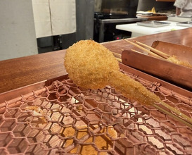 Dinner at kushikatsu daibon (串かつ だいぼん)