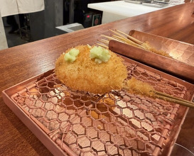 Dinner at kushikatsu daibon (串かつ だいぼん)