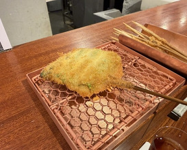 Dinner at kushikatsu daibon (串かつ だいぼん)