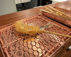 Dinner at kushikatsu daibon (串かつ だいぼん)