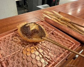 Dinner at kushikatsu daibon (串かつ だいぼん)