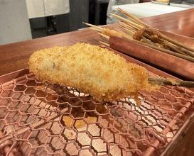 Dinner at kushikatsu daibon (串かつ だいぼん)