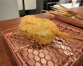 Dinner at kushikatsu daibon (串かつ だいぼん)