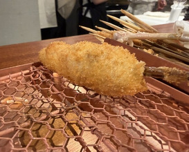 Dinner at kushikatsu daibon (串かつ だいぼん)