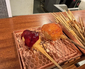 Dinner at kushikatsu daibon (串かつ だいぼん)