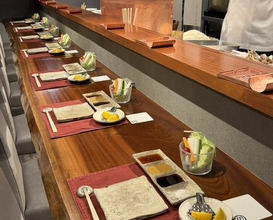 Dinner at kushikatsu daibon (串かつ だいぼん)