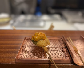 Dinner at kushikatsu daibon (串かつ だいぼん)