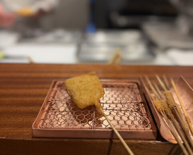 Dinner at kushikatsu daibon (串かつ だいぼん)