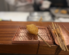 Dinner at kushikatsu daibon (串かつ だいぼん)